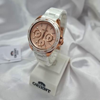 Imagem de Relógio ORIENT Eternal feminino ceramic FTSKM002 R1BX