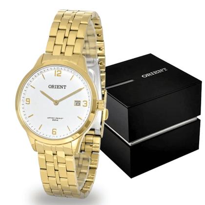 Imagem de Relógio Orient Feminino Dourado Brilhos Social Casual Clássico Analógico FGSS1169 B2KX