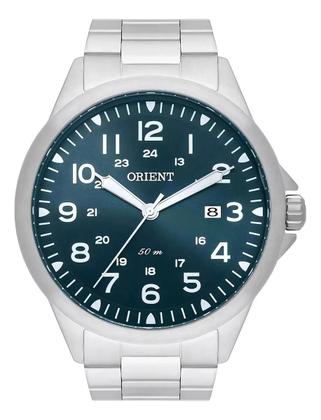 Imagem de Relógio Orient Masculino Mbss1380 D2sx Prata Azul Aço