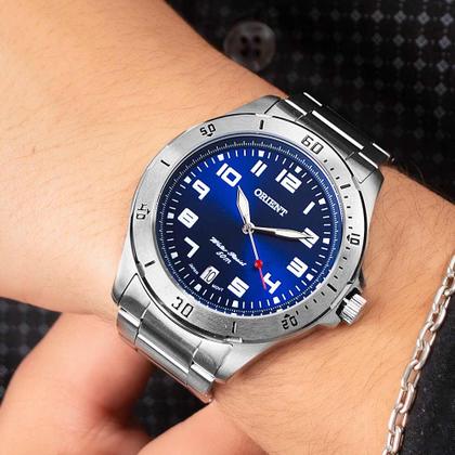 Imagem de Relógio Orient Masculino Prata MBSS1155A D2SX