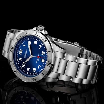 Imagem de Relógio Orient Masculino Prata MBSS1155A D2SX