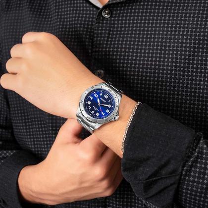 Imagem de Relógio Orient Masculino Prata MBSS1155A D2SX