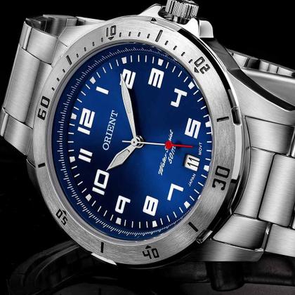 Imagem de Relógio Orient Masculino Prata MBSS1155A D2SX