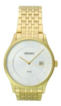 Imagem de Relógio Orient Masculino Slim Mgss1127 S1kx Dourado Prata