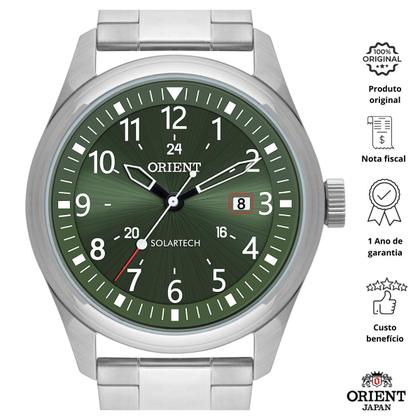 Imagem de Relógio Orient Masculino SolarTech MBSS1446 E2SX Verde