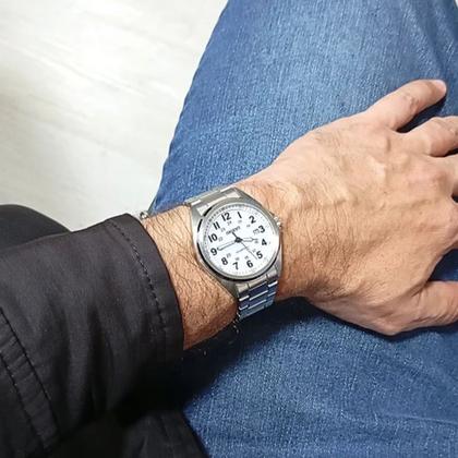 Imagem de Relógio Orient Masculino SolarTech Prata - MBSS1492 B2SX