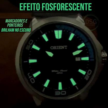 Imagem de Relógio Orient Original De Pulso Masculino Analógico Clássico Resistente à Água Em 5ATM