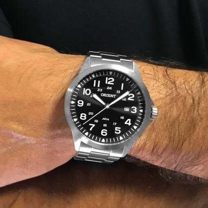 Imagem de Relógio Orient Original De Pulso Masculino Analógico Esportivo Clássico A Prova Dágua em 5 ATM