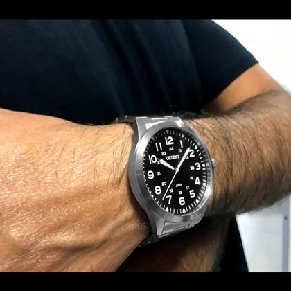 Imagem de Relógio Orient Original De Pulso Masculino Analógico Esportivo Clássico A Prova Dágua em 5 ATM