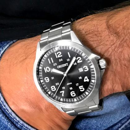 Imagem de Relógio Orient Original De Pulso Masculino Analógico Esportivo Clássico A Prova Dágua em 5 ATM