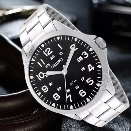 Imagem de Relógio Orient Original De Pulso Masculino Analógico Esportivo Clássico A Prova Dágua em 5 ATM