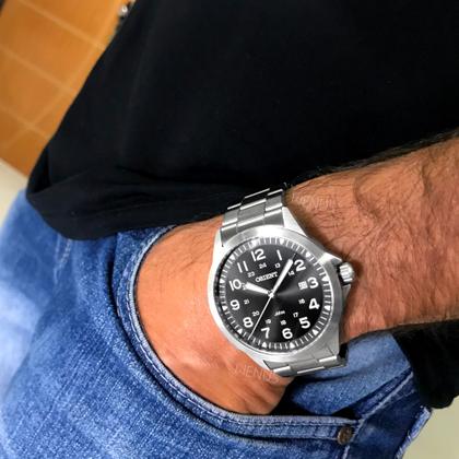 Imagem de Relógio Orient Original De Pulso Masculino Analógico Esportivo Clássico A Prova Dágua em 5 ATM