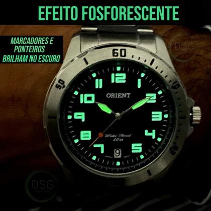 Imagem de Relógio Orient Original De Pulso Masculino Esportivo Clássico A Prova Da Água em 5ATM