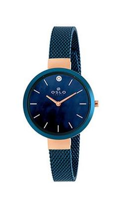 Imagem de Relógio Oslo Feminino Slim OFTSSS9T0027-D1DX Azul