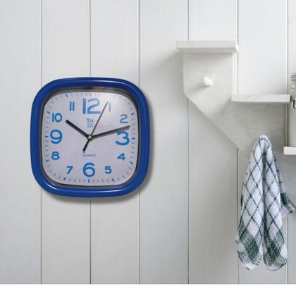 Imagem de Relógio Parede Cozinha Sala Escritório Moderno Quartz Azul - YN Clock