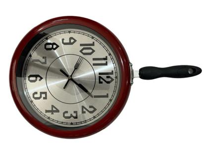 Imagem de Relógio Parede Decorativo Frigideira Grande Visor de Vidro