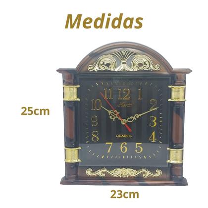 Imagem de Relógio Parede Musical Rústico Cozinha Sala Quarto Analógico