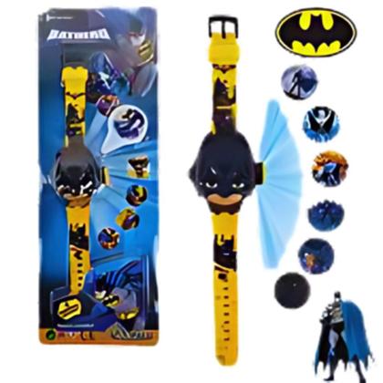 Imagem de Relógio Projetor Batman Aventura no Pulso com 6 Imagens menino masculino
