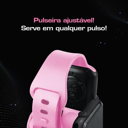 Imagem de Relogio prova dagua barbie infantil rosa silicone digital criança social led adolescente qualidade premium menina casual