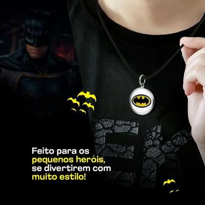 Imagem de relogio prova dagua digital infantil + bone menino protecao uv batman criança original silicone combo preto esportivo