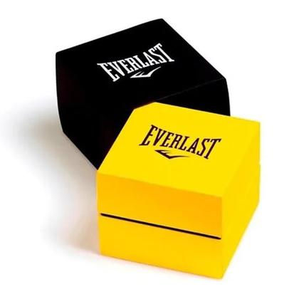 Imagem de Relógio Pulso Everlast Feminino Aço Branco Pedras E457