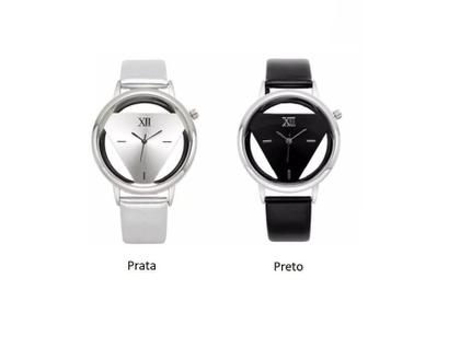 Imagem de Relógio Pulso Feminino Transparente Jp Time Preto