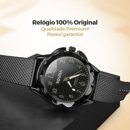 Imagem de Relogio Qualidade Premium Feminino Aço prova dagua presente social qualidade premium casual original