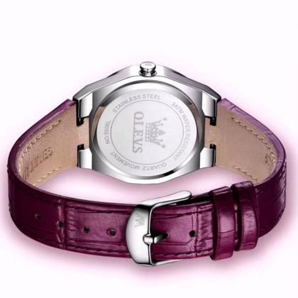 Imagem de Relógio Quartzo Feminino com Strass Design Clássico Display luminoso Impermeavel 