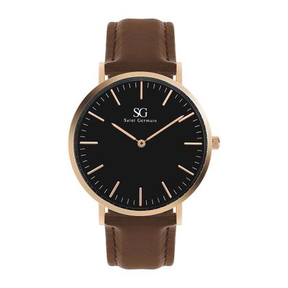 Imagem de Relógio Saint Germain Bronx Black Rosé Gold 40mm