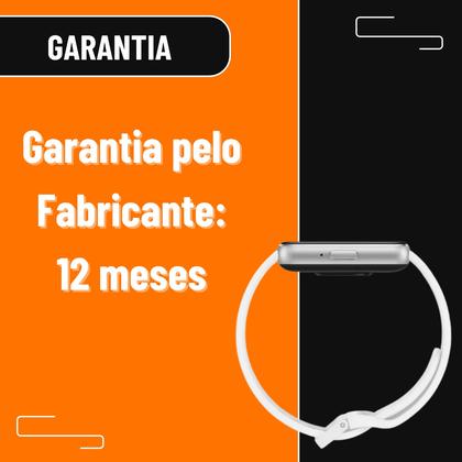Imagem de Relógio Samsung Smartband Galaxy Fit3 Prata Compativel Com Android Tela 1.6 Amoled Bluetooth v5.3 Bateria 208mAh