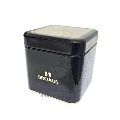 Imagem de Relógio Seculus Masculino Prata Aço Calendário Visor Preto 44218G0SVNA2