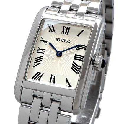 Imagem de Relógio SEIKO Quartz SWR083P1 branco com mostrador feminino 50m WR