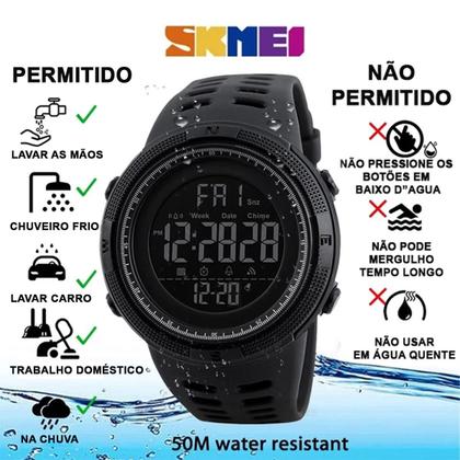 Imagem de Relógio Skmei 1251 Original Masculino de Pulso Digital Esportivo