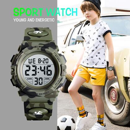 Imagem de Relógio SKMEI Kids Digital Sports à prova d'água para meninos e meninas