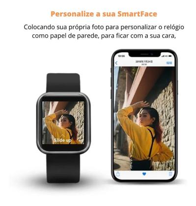 Imagem de Relógio Smart compatível com Smartwatch D20 Pró C/whats Insta Face