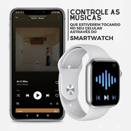 Imagem de Relógio Smart Digital Branco Serie 8 X Plus Original Masculino E Feminino Envio Já