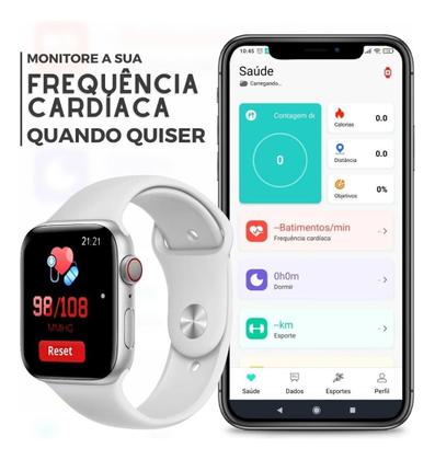 Imagem de Relógio Smart Digital Branco Serie 8 X Plus Original Masculino E Feminino Envio Já