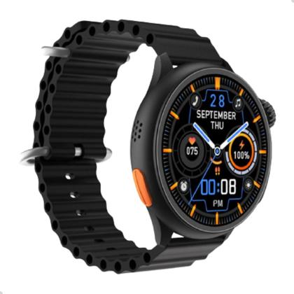 Imagem de Relógio Smart Digital Preto HW3 Redondo Preto Original Masculino E Feminino Envio Já