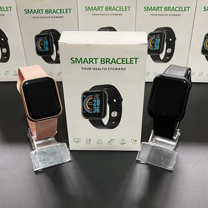 Imagem de Relógio Smart digital Y8 + Fone pro 9 + Garrafa led digital - KIT ACADEMIA