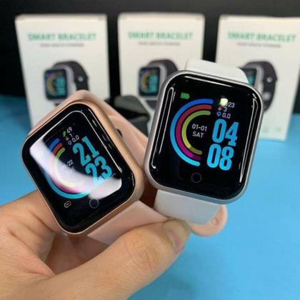 Imagem de Relógio Smart digital Y8 + Fone pro 9 + Garrafa led digital - KIT ACADEMIA