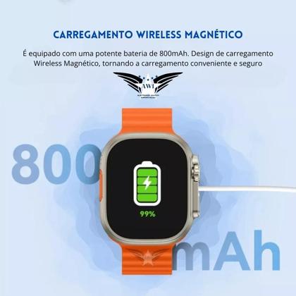 Imagem de Relógio Smart Ultra 5G AI Celular de Pulso Com WhatsApp Youtube Tik Tok e Mais