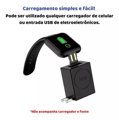 Imagem de Relógio Smart Watch Digital D20 Masculino / Feminino C/ Fone de Ouvido Sem Fio