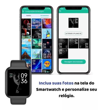 Imagem de Relógio Smart Watch Digital D20 Masculino / Feminino + Fone S/fio