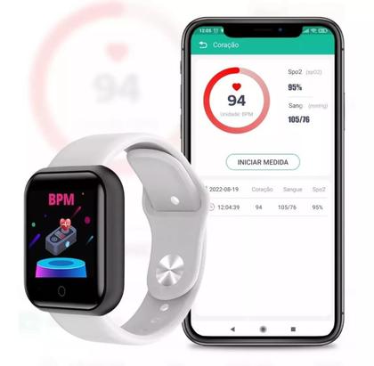 Imagem de Relógio Smart Watch Digital D20 Original Masculino E Feminino