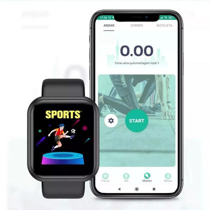 Imagem de Relogio Smart Watch Inteligente Masculino Feminino Compatível Samsung Galaxy Xiaomi