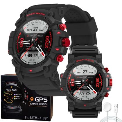 Imagem de Relógio Smart Watch Masculino Tatico Militar Modo Esporte Bluetooth A Prova DÁgua Peje G01C
