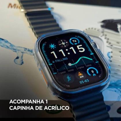 Imagem de Relógio Smart watch Preto Master Pro Advanced Feminino resistente a agua envio imediato