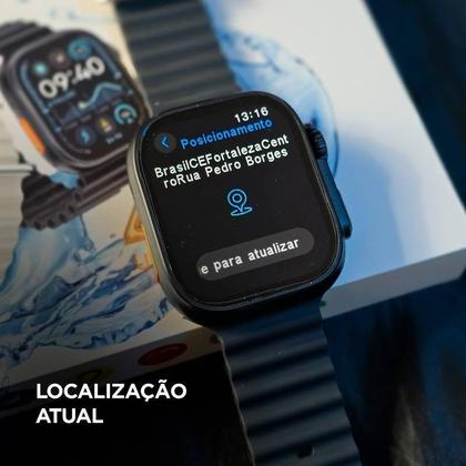 Imagem de Relógio Smart watch Preto Master Pro Advanced Feminino resistente a agua envio imediato