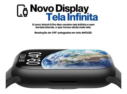 Imagem de Relógio Smart Watch Ultra Series 8 à prova d'água Ios e Android Masculino e Feminino 9
