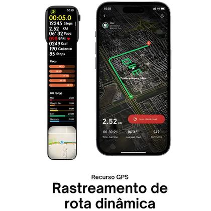 Imagem de Relógio Smart Watch W10 Original Microwear Lançamento 2025 Tela Oled ChatGpt Serie 10 Nfc Gps
